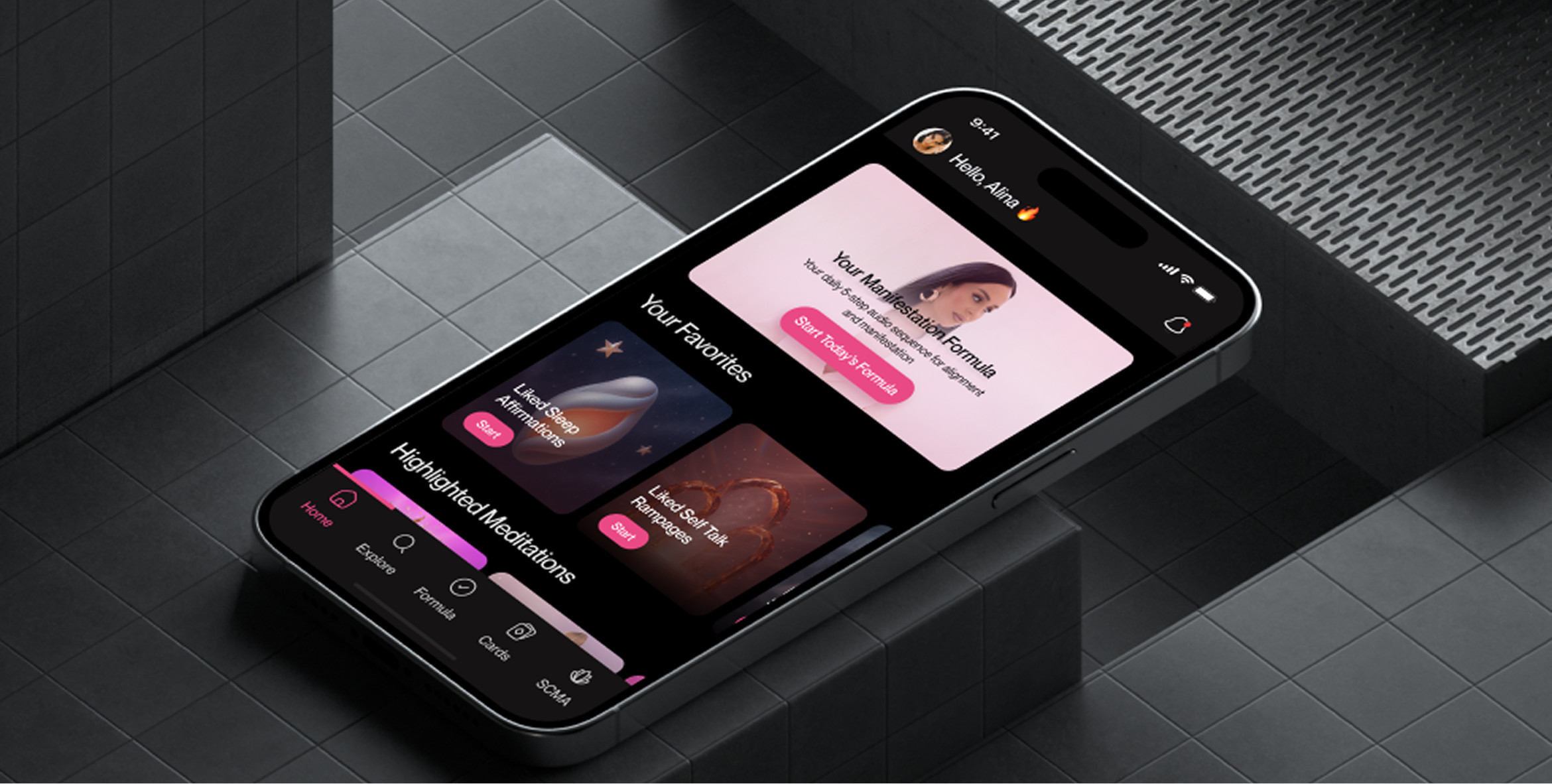 Mobile App — Manifesting Bestie Coaching