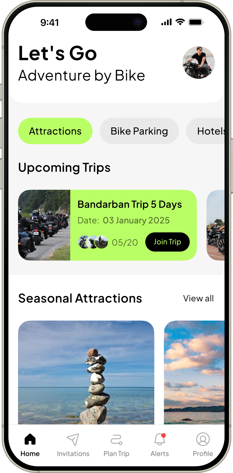 Travel mobile interface