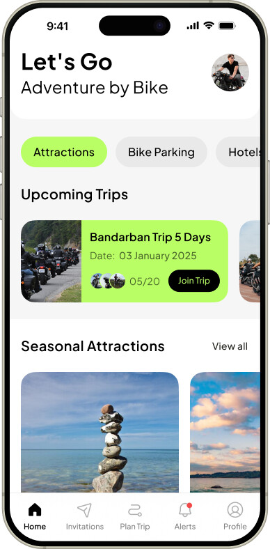 Travel mobile interface